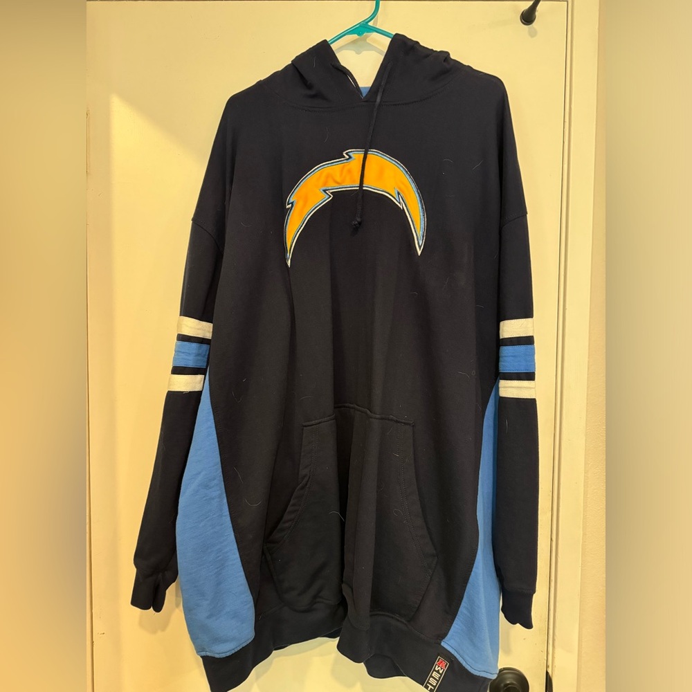 4XL Chargers Hooded Sweatshirt